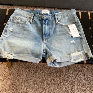 Frame denim shorts